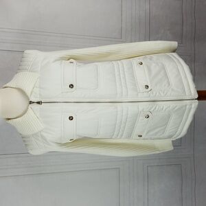 Rafaella Puffer Sweater Cardigan Jacket